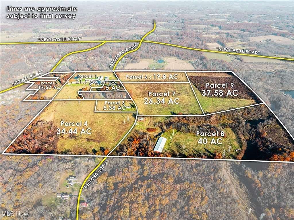 26.3 Acres of Land for Auction in Lowellville, Ohio