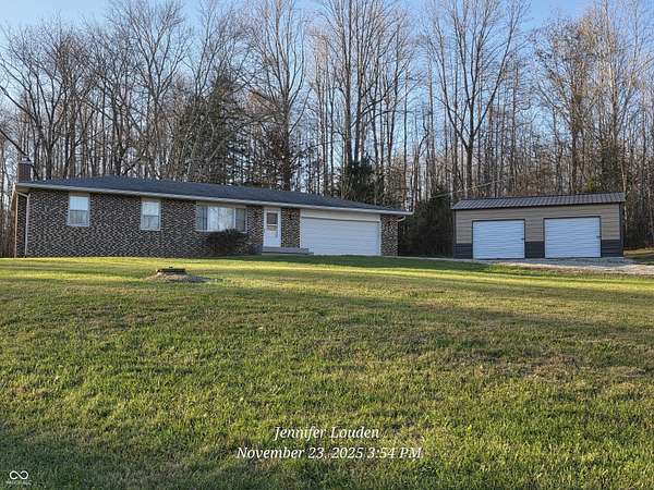 8.3 Acres of Residential Land with Home for Sale in Westport, Indiana