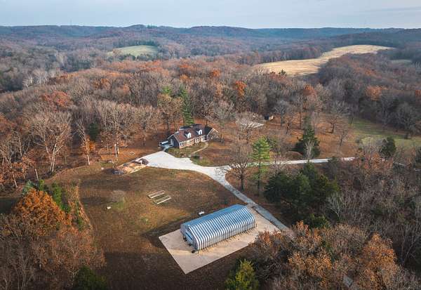 183 Acres of Land with Home for Sale in Vichy, Missouri