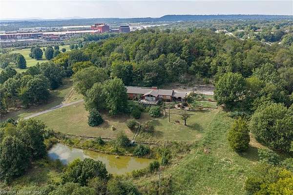 12.7 Acres of Land with Home for Sale in Fort Smith, Arkansas