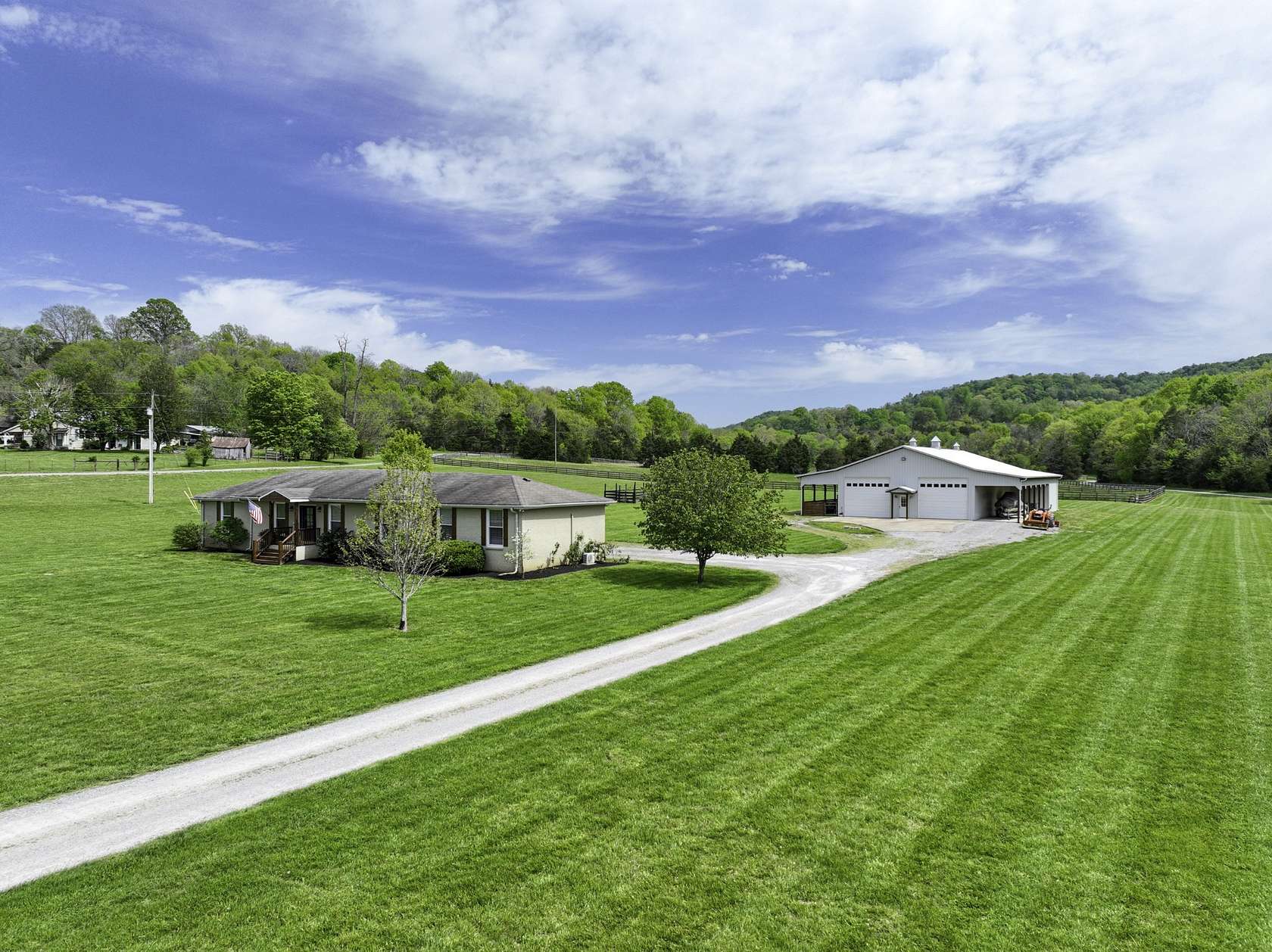 10 Acres of Land with Home for Sale in College Grove, Tennessee