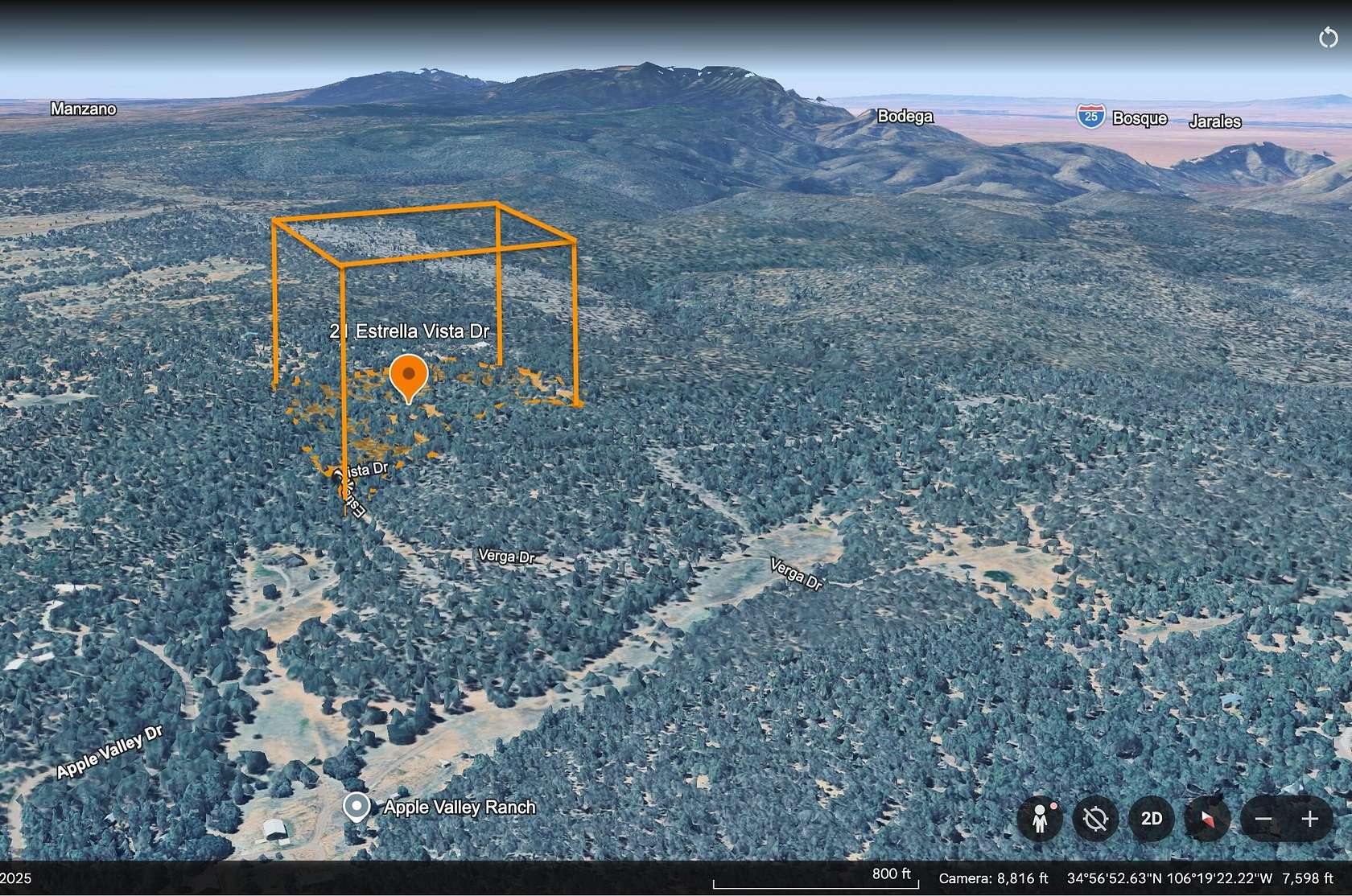 16.8 Acres of Land for Sale in Tijeras, New Mexico