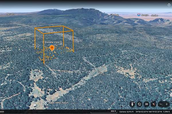 16.8 Acres of Land for Sale in Tijeras, New Mexico