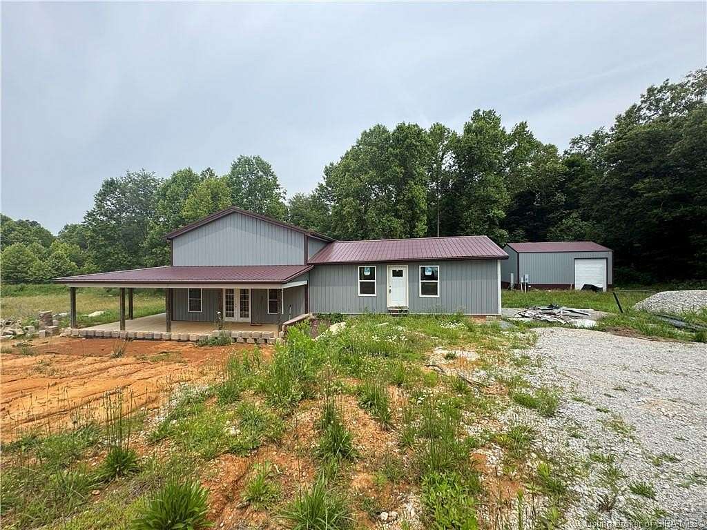 4.32 Acres of Residential Land with Home for Sale in Laconia, Indiana