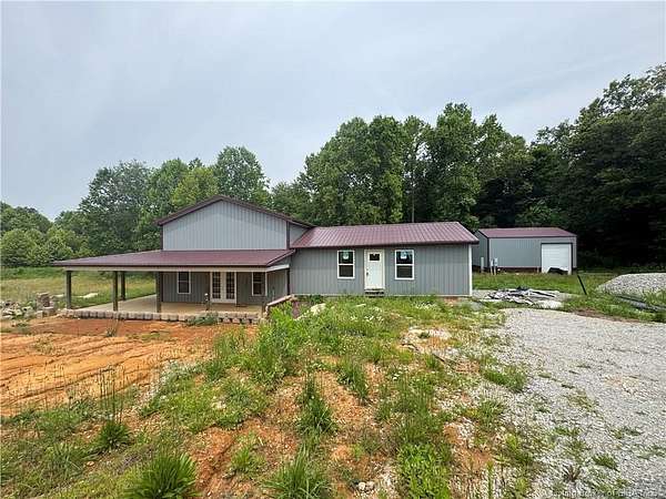 4.32 Acres of Residential Land with Home for Sale in Laconia, Indiana