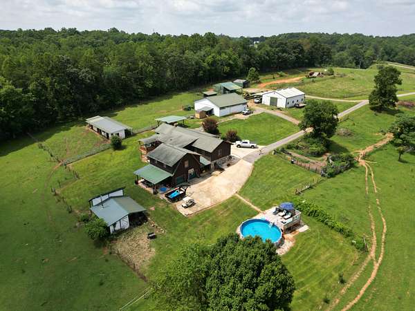 21.2 Acres of Agricultural Land with Home for Sale in Pilot Mountain, North Carolina