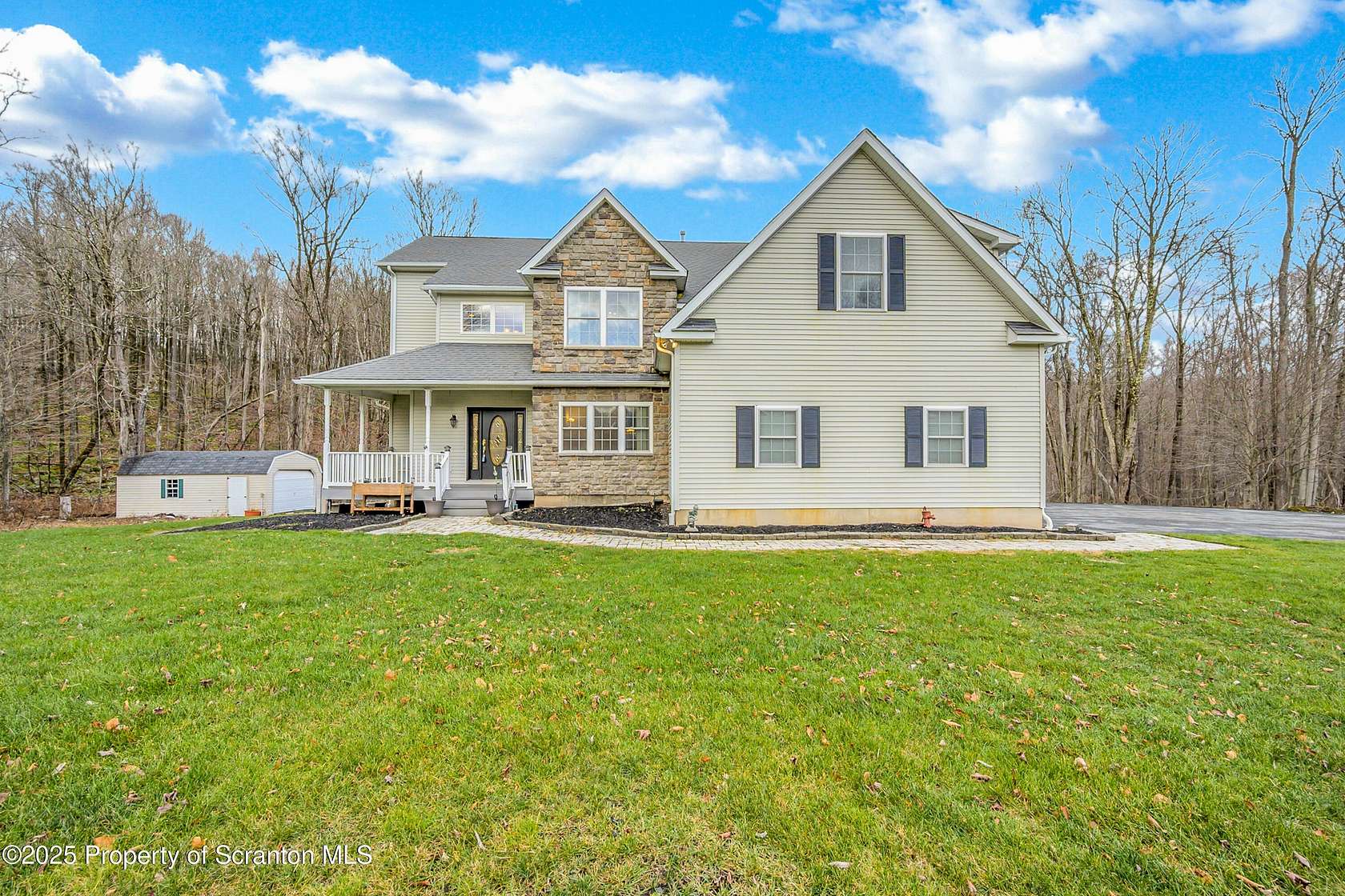 2.47 Acres of Residential Land with Home for Sale in Covington Township, Pennsylvania