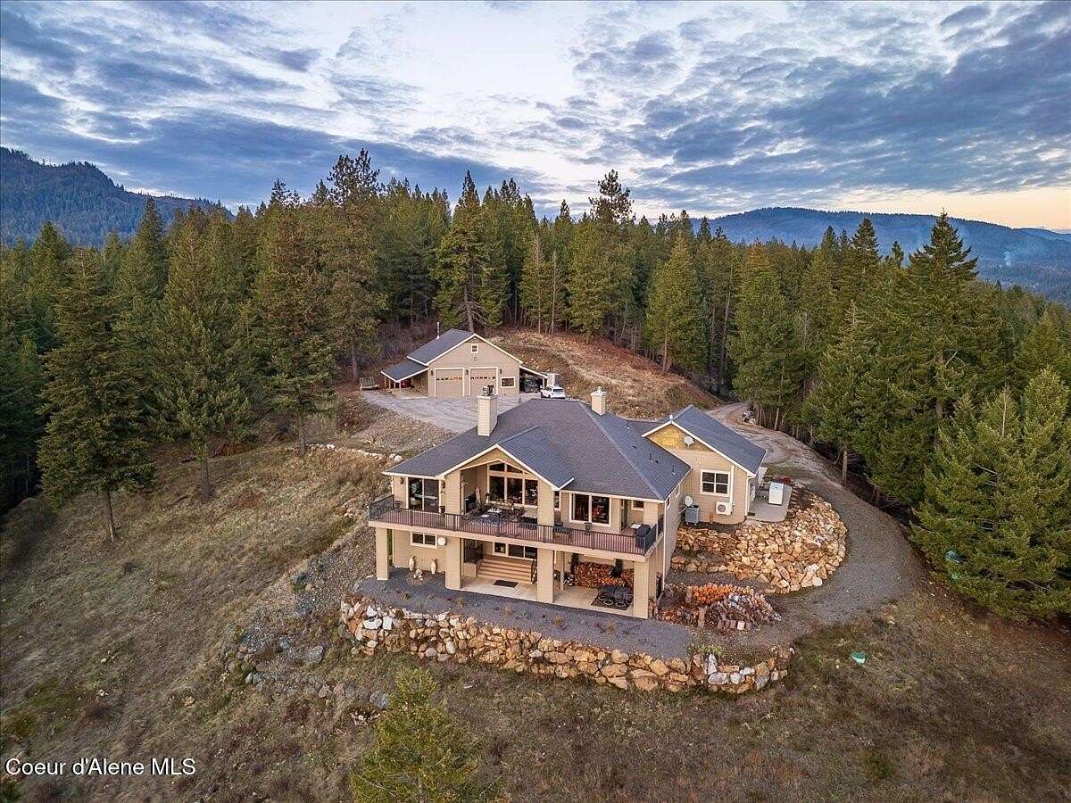 55.4 Acres of Recreational Land with Home for Sale in Sandpoint, Idaho