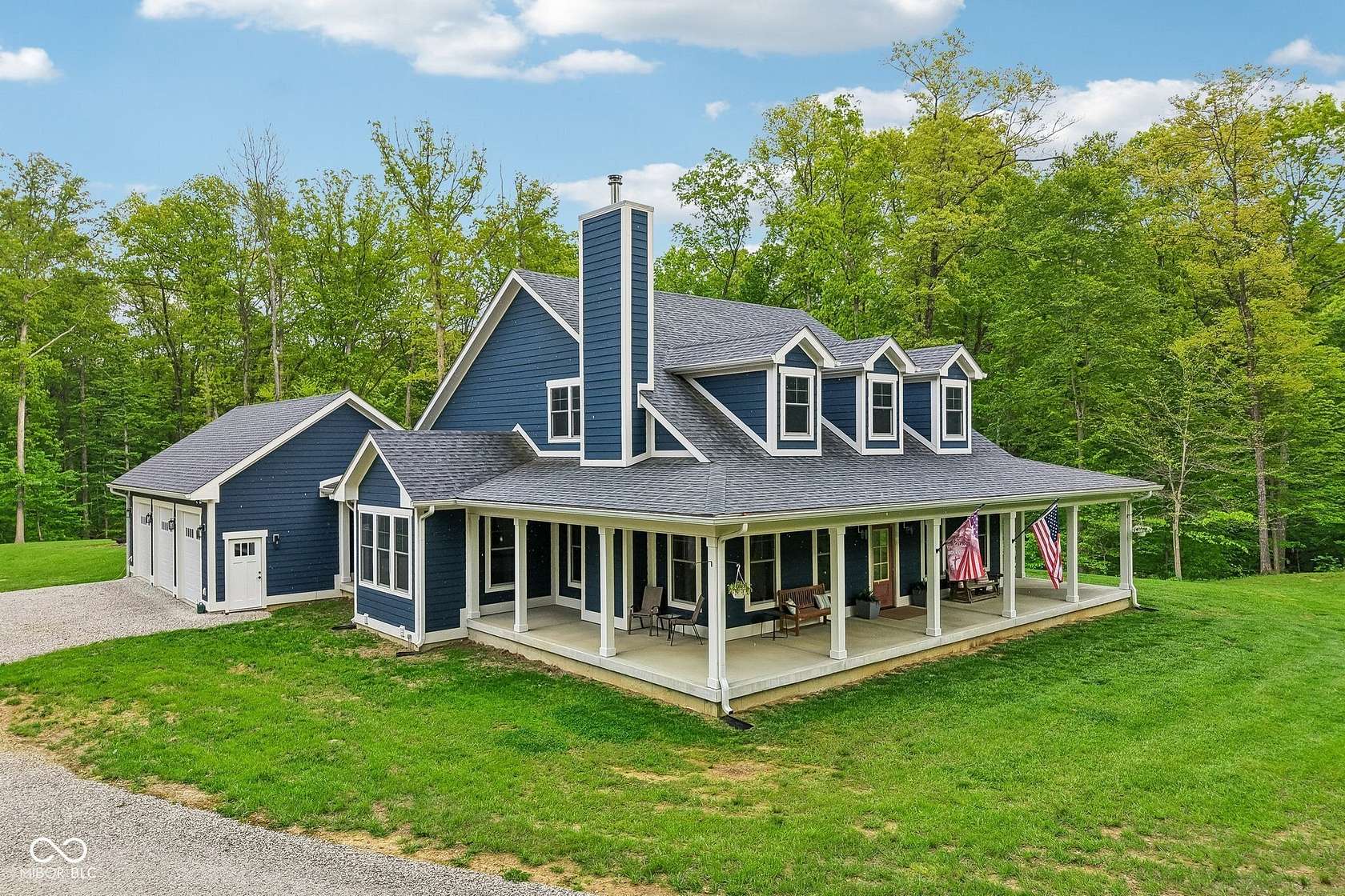 17.5 Acres of Land with Home for Sale in Martinsville, Indiana