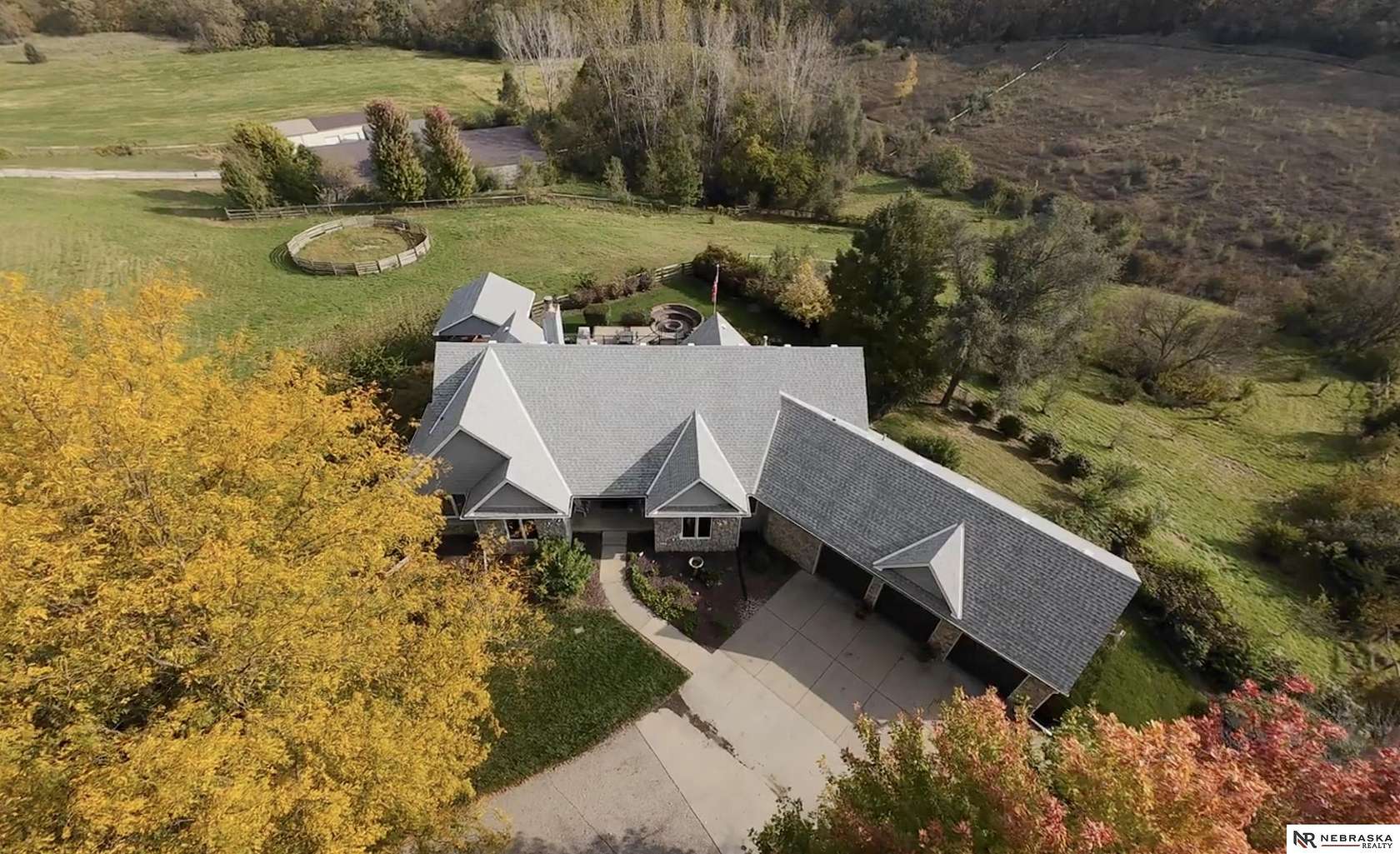 9.47 Acres of Residential Land with Home for Sale in Omaha, Nebraska