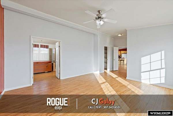 5 Acres of Residential Land with Home for Sale in Evansville, Wyoming