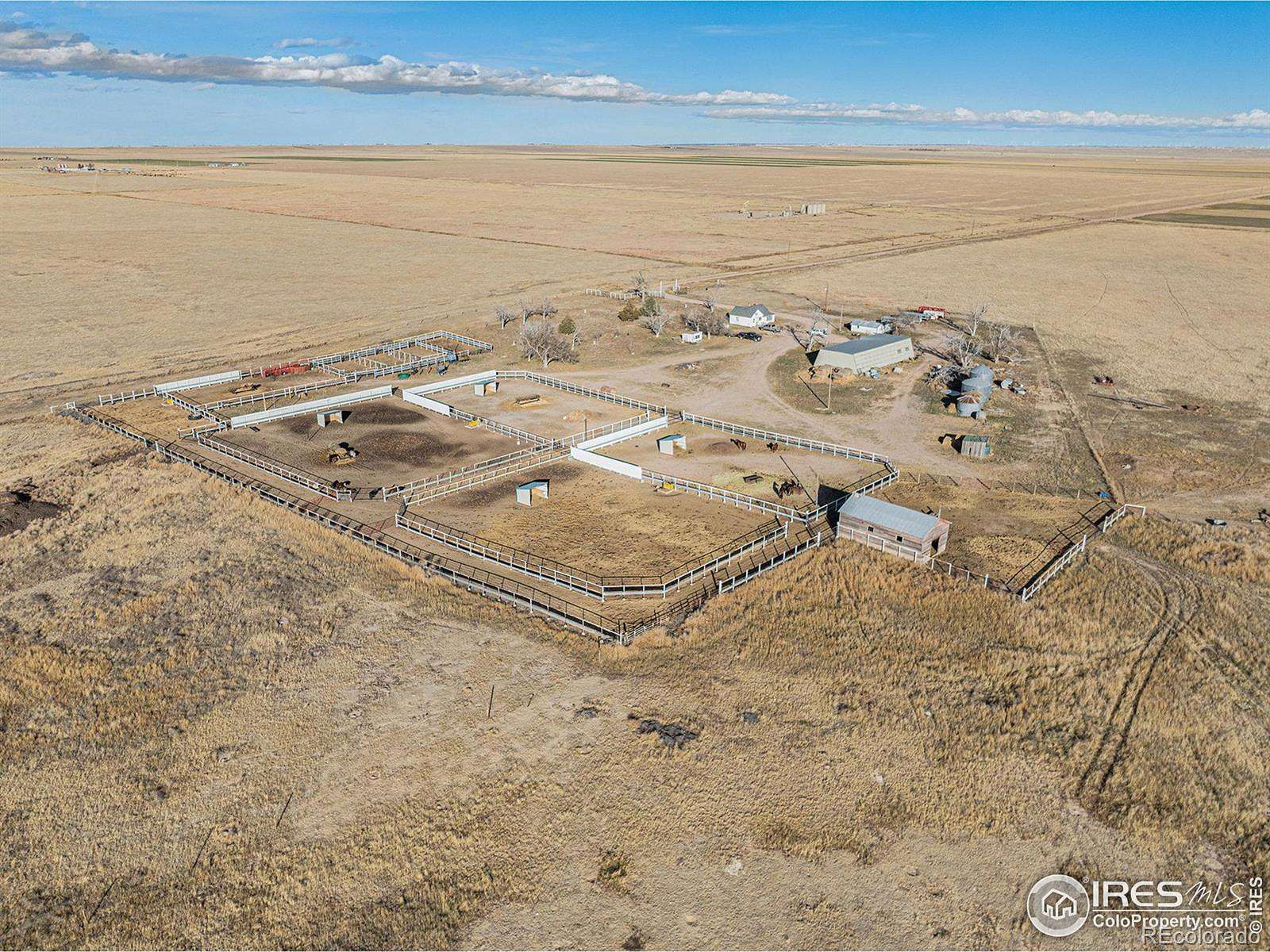 240 Acres of Land with Home for Sale in Grover, Colorado