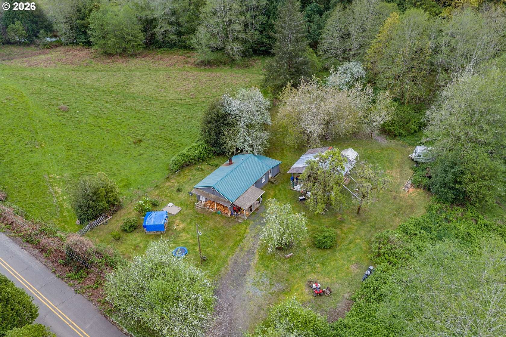 86 Acres of Land with Home for Sale in Coquille, Oregon