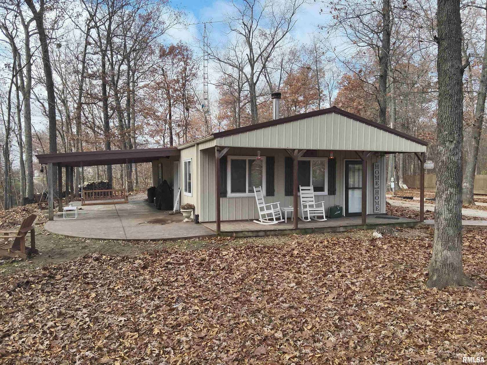 27.4 Acres of Recreational Land with Home for Sale in Woodlawn, Illinois