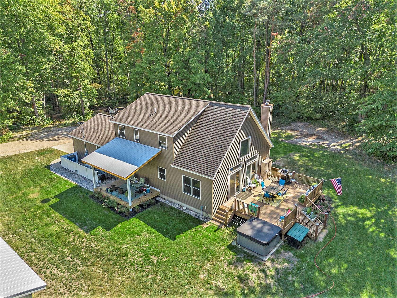 14.8 Acres of Land with Home for Sale in Fruitport, Michigan