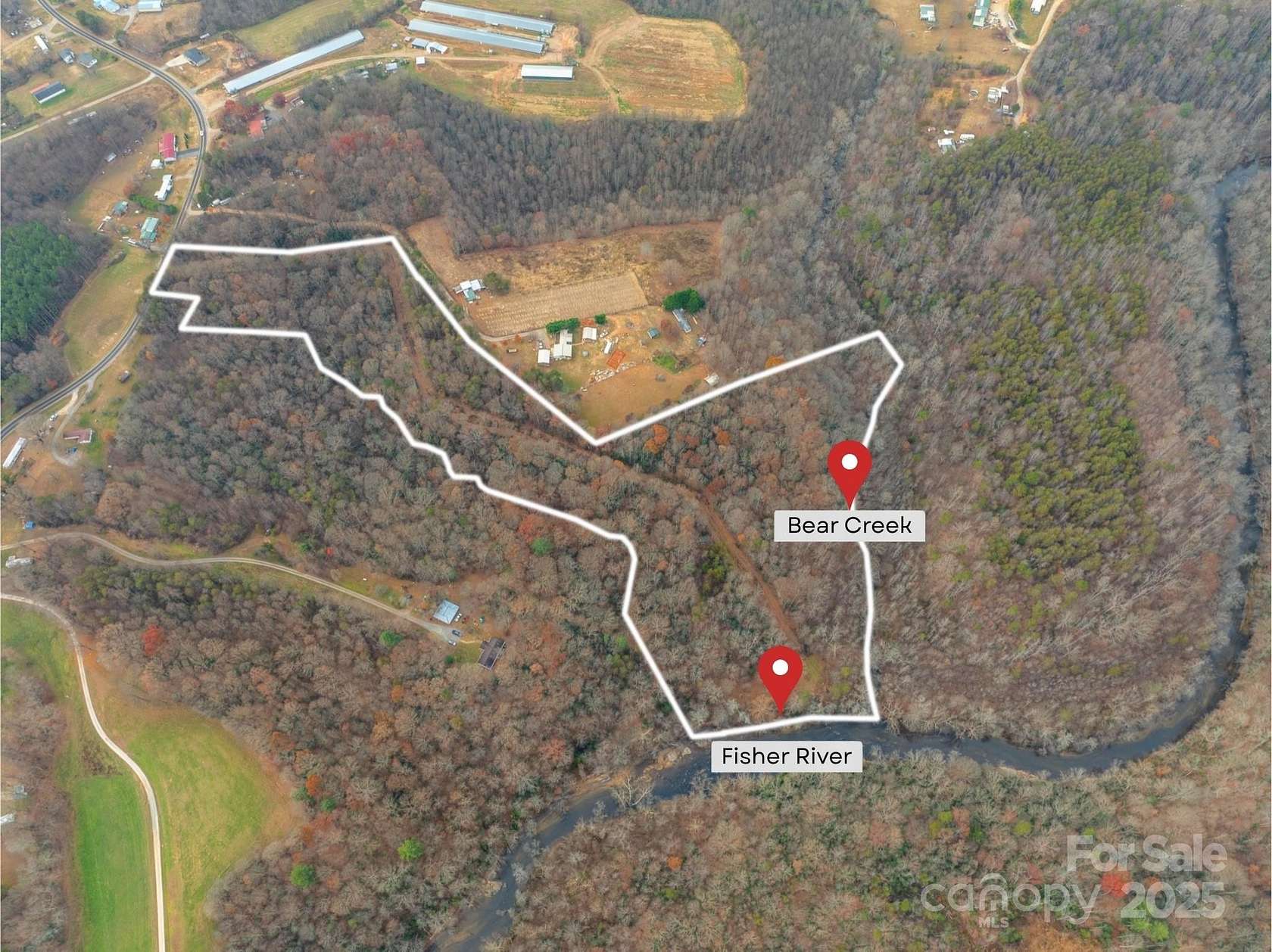 19.2 Acres of Land for Sale in Dobson, North Carolina