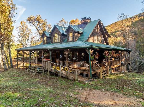 24.6 Acres of Land with Home for Sale in Suches, Georgia