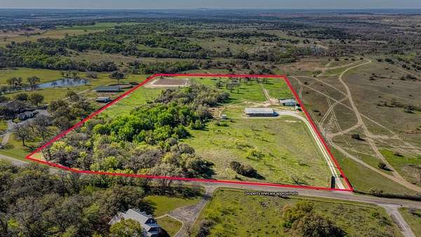 17.8 Acres of Land with Home for Sale in Weatherford, Texas