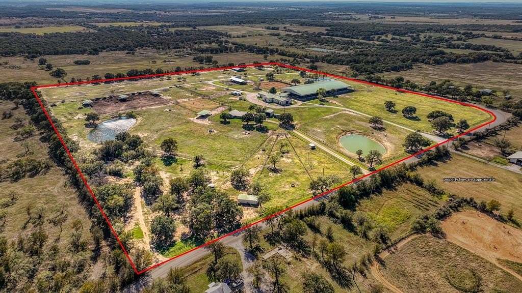 40.5 Acres of Agricultural Land with Home for Sale in Mineral Wells, Texas