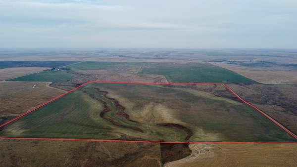 158 Acres of Recreational Land & Farm for Sale in WaKeeney, Kansas
