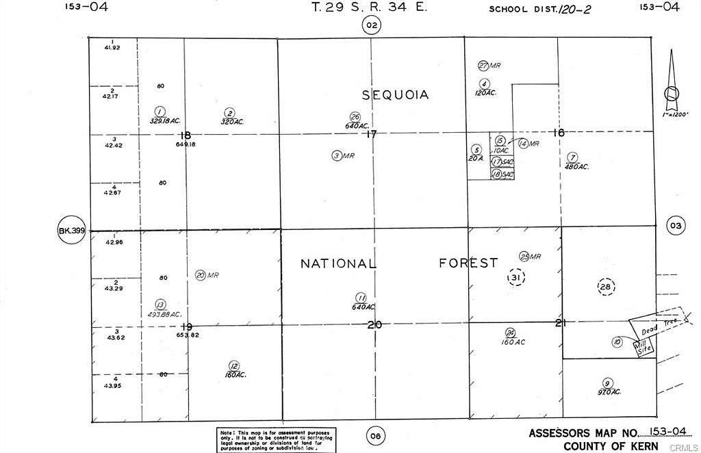 160 Acres of Land for Sale in Caliente, California
