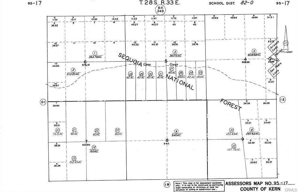 80 Acres of Land for Sale in Caliente, California
