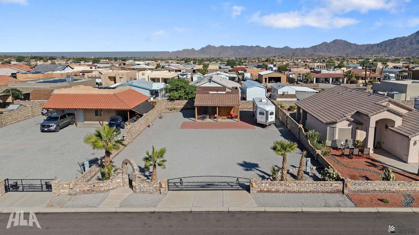 Improved Residential Land for Sale in Yuma, Arizona