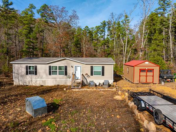 45 Acres of Recreational Land with Home for Sale in Calico Rock, Arkansas