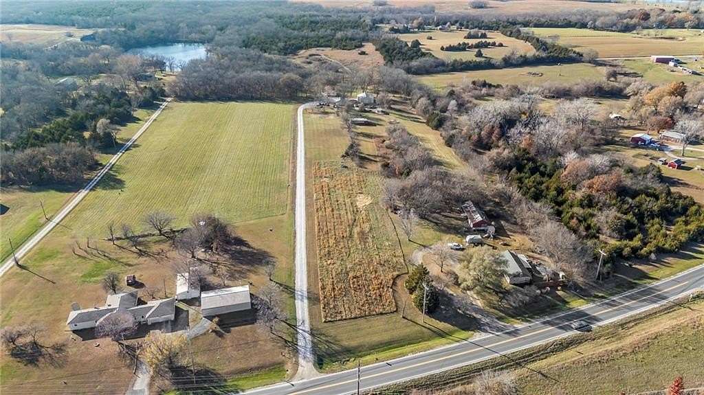 27.8 Acres of Agricultural Land with Home for Sale in Tonganoxie, Kansas
