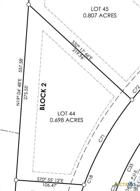 0.7 Acres of Land for Sale in Salado, Texas