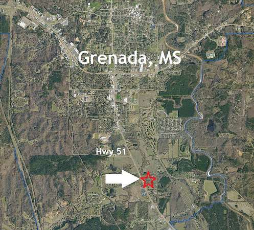 3.2 Acres of Commercial Land for Sale in Grenada, Mississippi