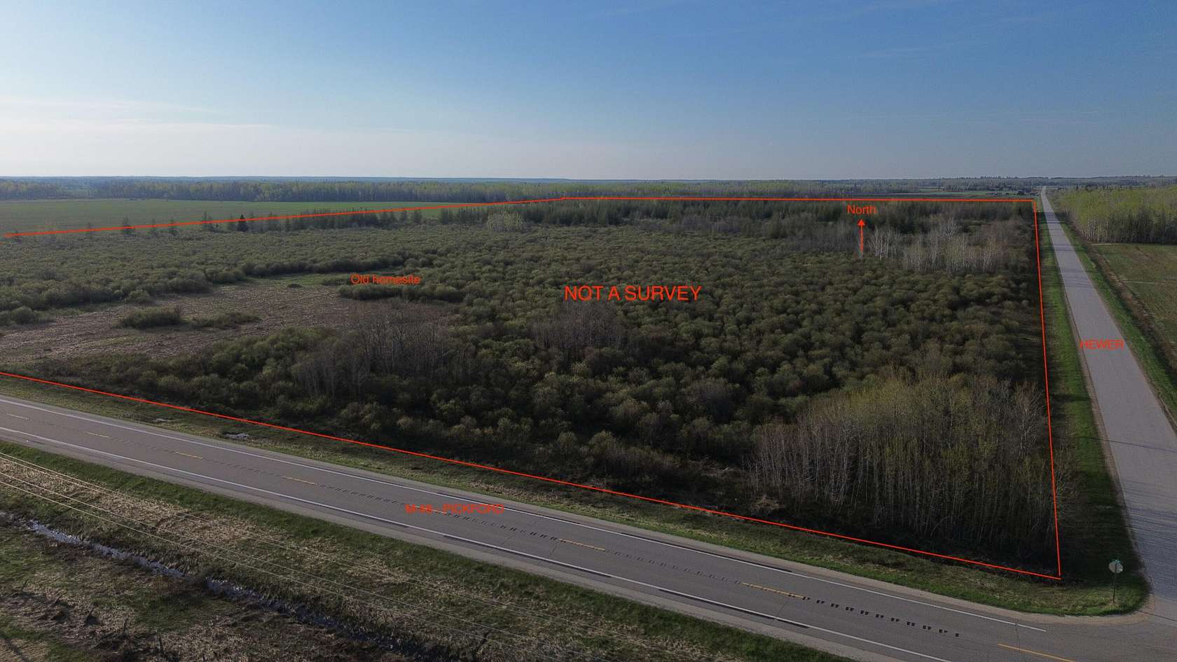 79.1 Acres of Land for Sale in Pickford, Michigan