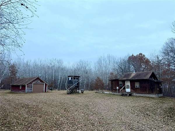 10.2 Acres of Recreational Land with Home for Sale in Powers Township, Minnesota