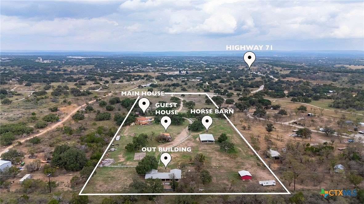 13 Acres of Land with Home for Sale in Spicewood, Texas