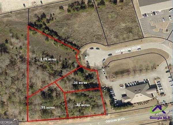 2.42 Acres of Commercial Land for Sale in Warner Robins, Georgia
