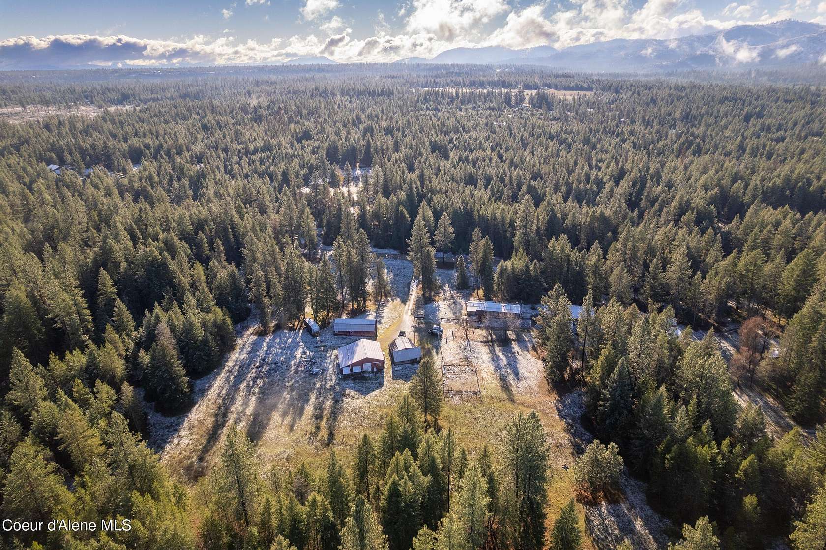 10 Acres of Land with Home for Sale in Spirit Lake, Idaho