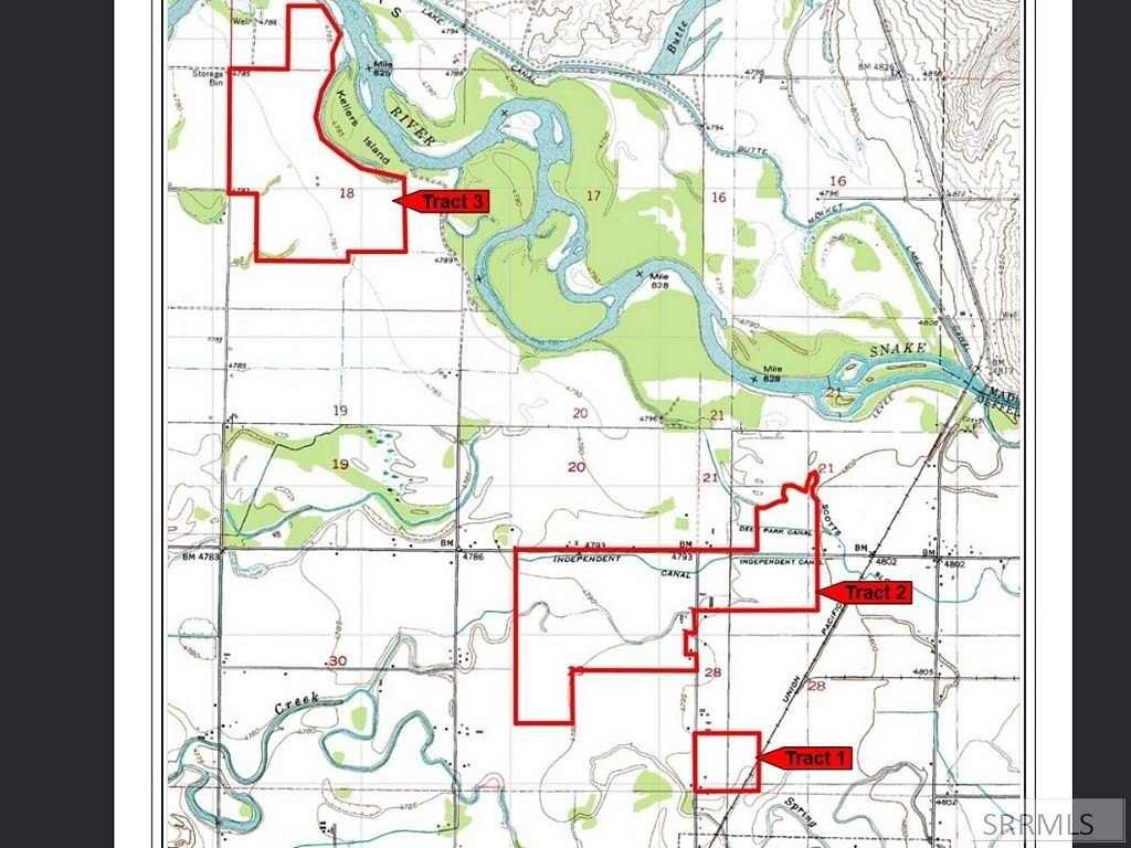 735 Acres of Recreational Land & Farm for Sale in Menan, Idaho