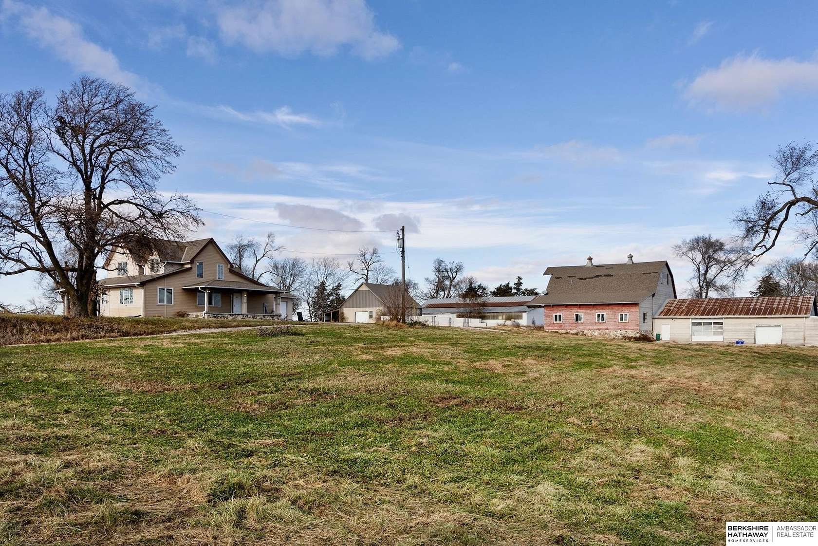 78.9 Acres of Land with Home for Auction in Bennington, Nebraska