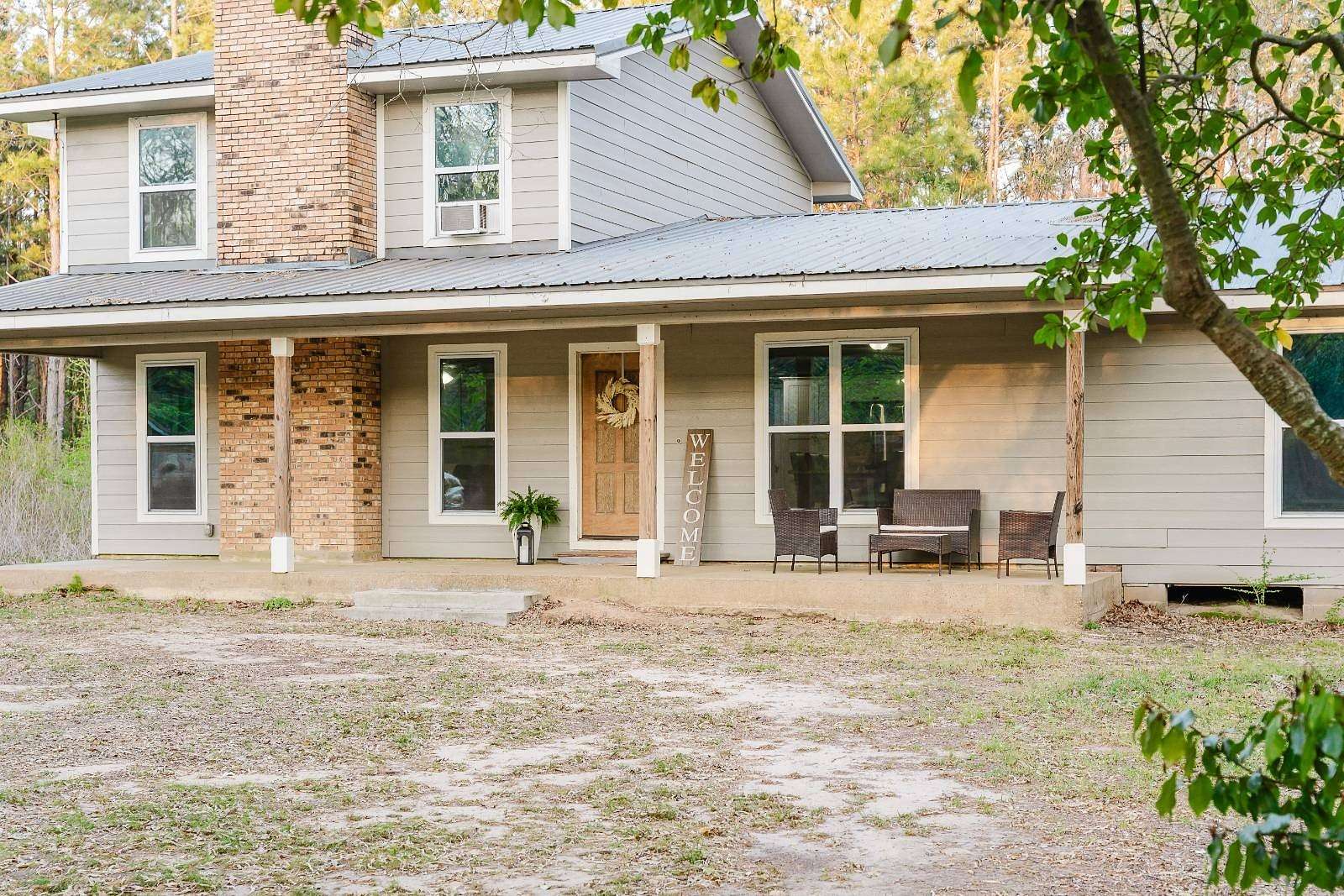 27.6 Acres of Land with Home for Sale in Florien, Louisiana