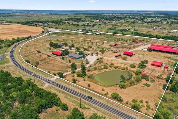 48.5 Acres of Agricultural Land with Home for Sale in Sanger, Texas