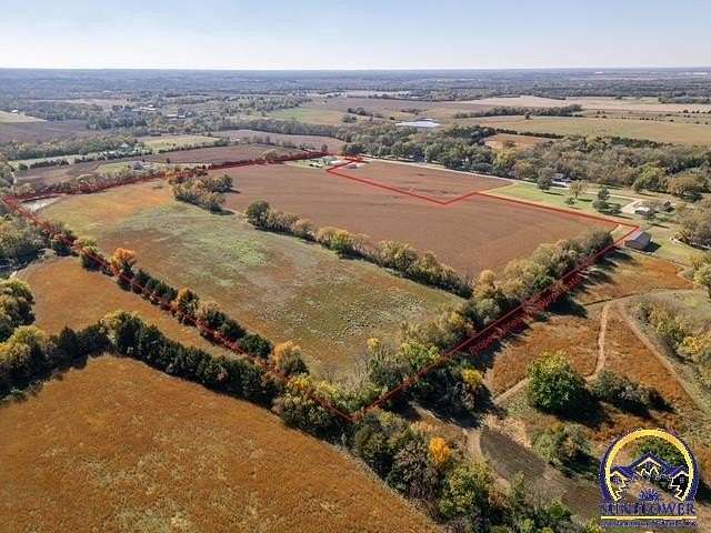 28.9 Acres of Agricultural Land with Home for Sale in Berryton, Kansas