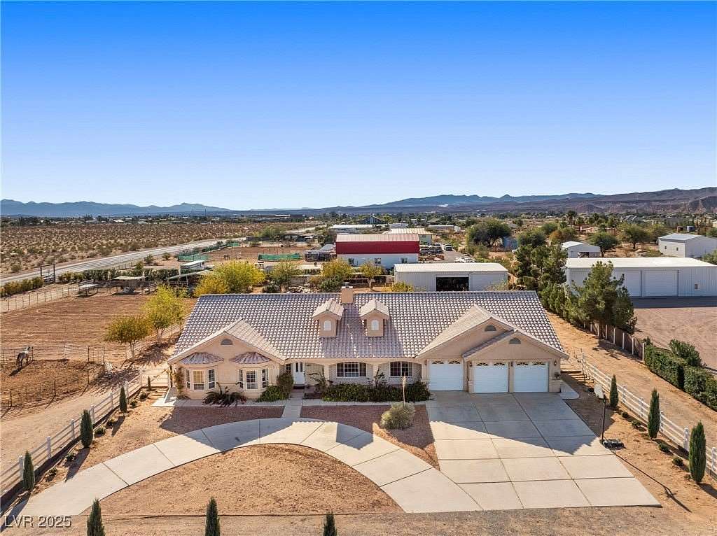 2 Acres of Residential Land with Home for Sale in Logandale, Nevada