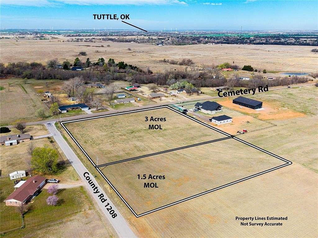 3 Acres of Residential Land for Sale in Tuttle, Oklahoma