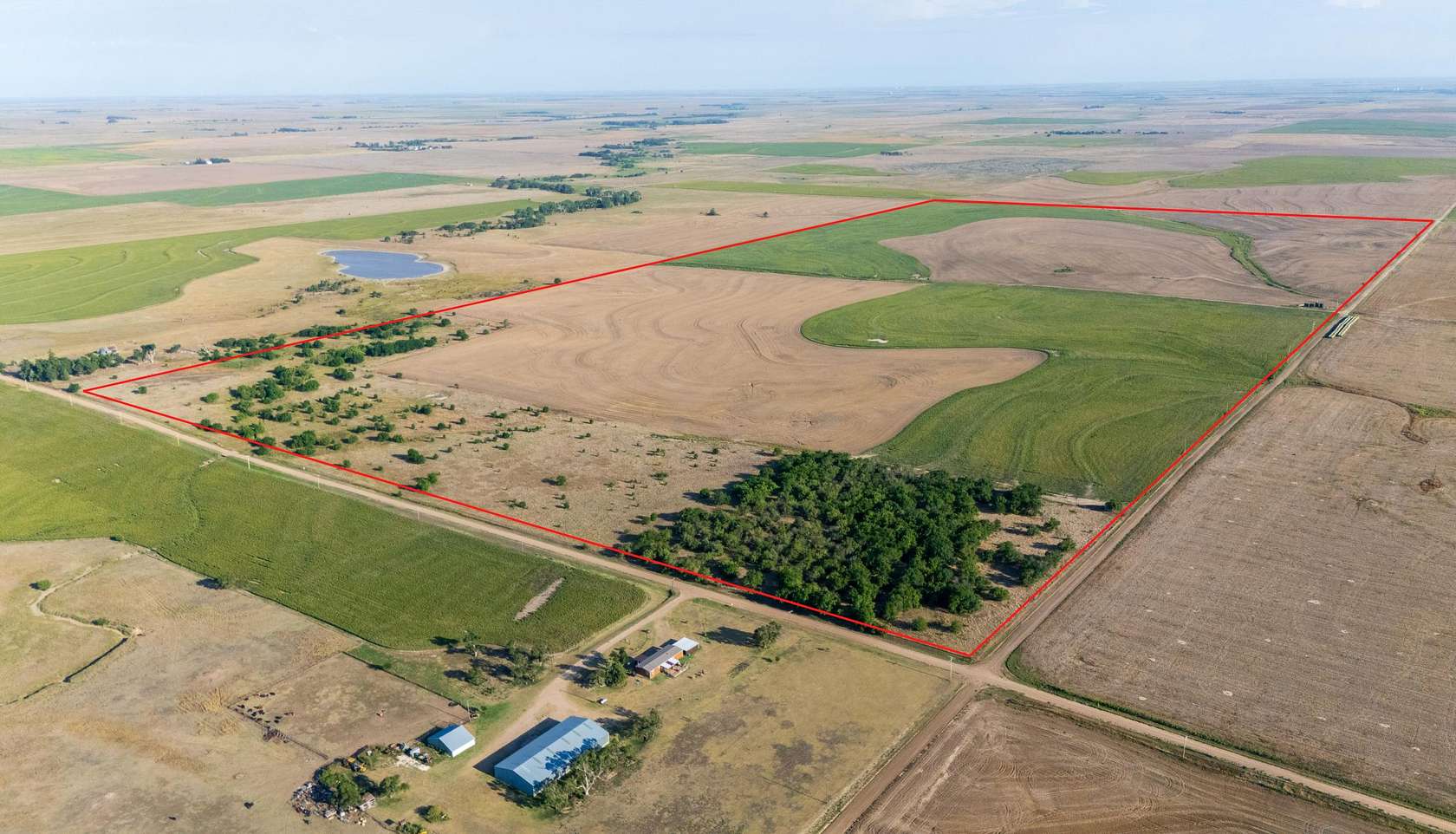 313 Acres of Recreational Land & Farm for Sale in Larned, Kansas