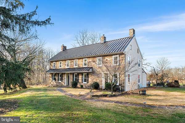 13 Acres of Land with Home for Sale in Perkasie, Pennsylvania