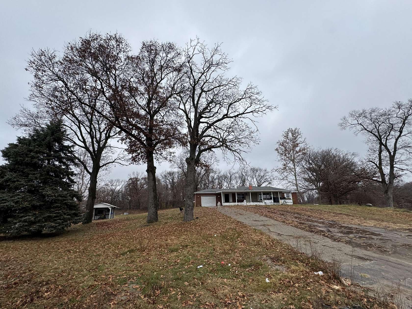 4.25 Acres of Residential Land with Home for Sale in Wheatfield, Indiana