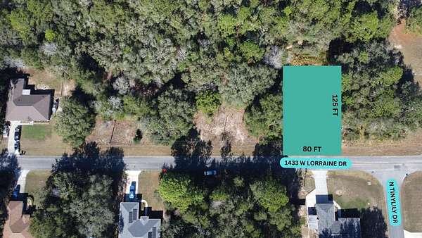 0.23 Acres of Residential Land for Sale in Citrus Springs, Florida