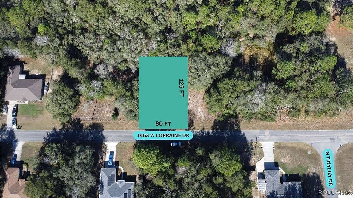 0.23 Acres of Residential Land for Sale in Citrus Springs, Florida