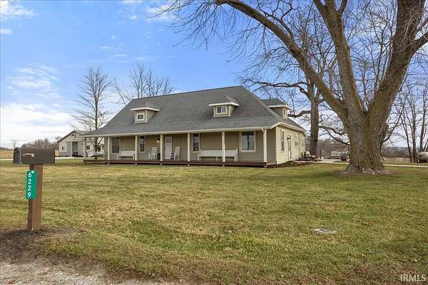 3 Acres of Residential Land with Home for Sale in Pine Village, Indiana