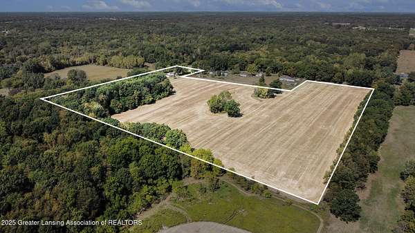 30.8 Acres of Recreational Land & Farm for Sale in Stockbridge, Michigan